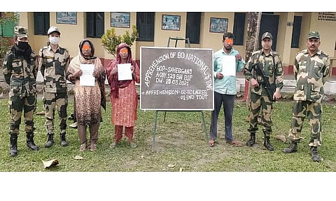 Guwahati Frontier of BSF apprehends 2 Bangladeshi women