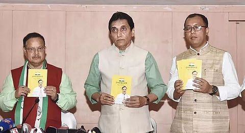 Congress' Jalukbari candidate Romen Chandra Borthakur releases booklet