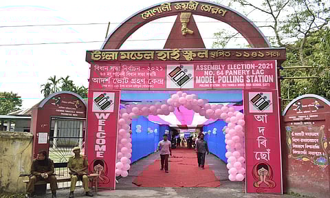 Model polling station leaves voters awestruck in Udalguri district