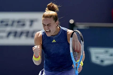 Miami Open Sakkari ends Osaka's winning streak