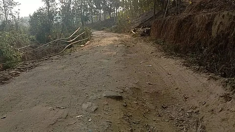 Demand for construction of Siju Bazar-Siju Dobakol road