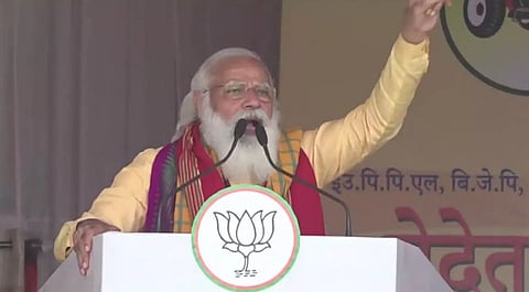The double-engine govt of NDA has given double benefits to the people of Assam: PM Modi