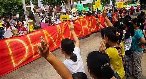 5 dead in Myanmar as crackdown on protests continue