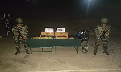 Operation Hunters: Huge cache of arms and ammunition recovered at Zokhawthar