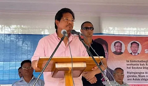 Meghalaya CM Conrad K Sangma, Manipur Dy CM rally for GHADC