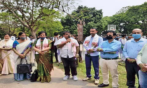 Wall magazine competition held in Biswanath College