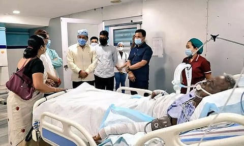 Veteran Congress Leader Dr Bhumidhar Barman Hospitalized, CM Sonowal Assures Support