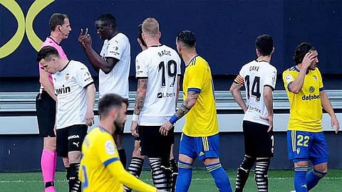 'No evidence of racist insult in Cadiz-Valencia game'