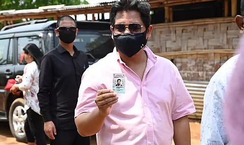 GHADC Polls Underway, Meghalaya CM Conrad Sangma Cast Vote