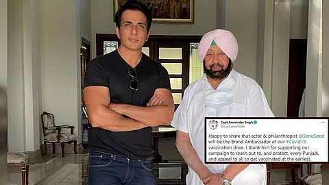 Actor Sonu Sood is Punjab's brand ambassador for vaccination