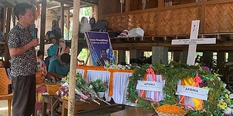 Journalist Jason Khangthing laid to rest