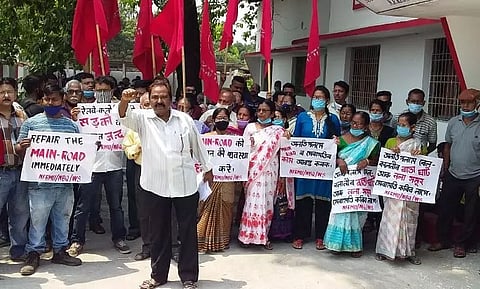 NFRMU demands repair of roads across Bongaigaon railway areas