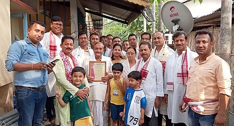 Morigaon Sewa Ashram Athitisala committee felicitated senior citizens