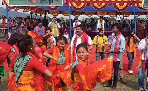 Open Bwisagu celebration held along Indo-Bhutan border