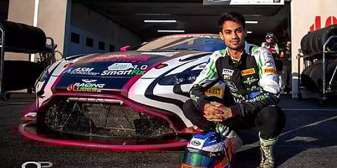 Challenging outing for racer Rabindra at Monza