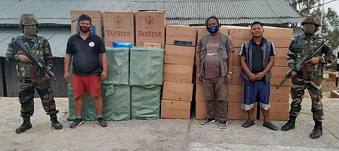 Smuggled areca nuts & cigarettes worth lakhs across Mizoram