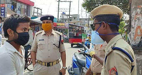 Bajali Police take strong measures against people without masks in public places