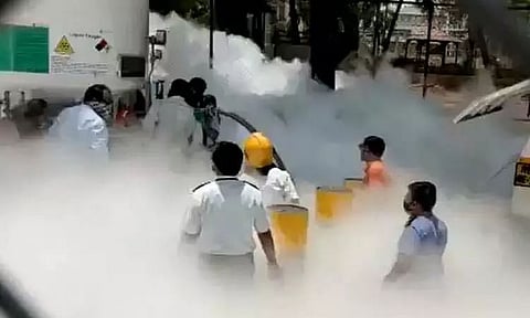 22 COVID Patients Dies After Oxygen Tanker Leaks Outside Hospital in Nashik