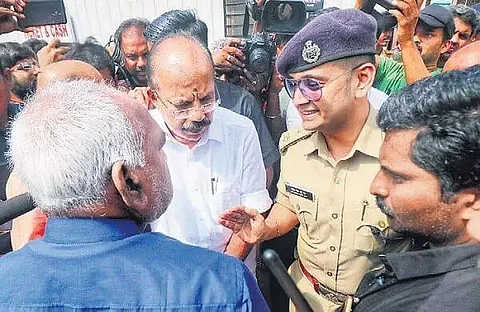 Kerala Minister caught in bind