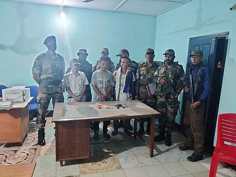 Army of Miao apprehends NSCN (R) cadres from Longtom village