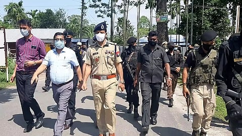 IGP (BTR) LR Bishnoi inspects strongroom in Chirang