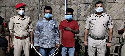 Jakhalabondha Police arrested two hardcore poachers in Nagaon