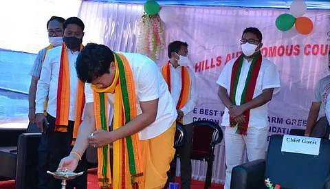 Foundation day of NCHAC celebrated following COVID-19 protocol at Haflong