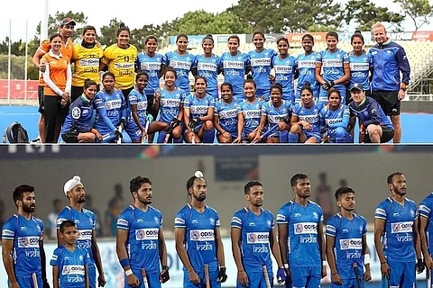 Hockey players get first jab of Covid-19 vaccines