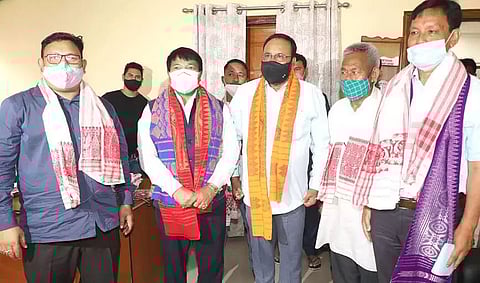 Bharatiya Janata Party alliance partners AGP, UPPL hold meet in Dispur