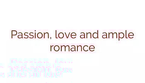 A quaint tale on the love track