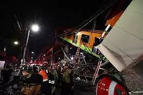 23 dead in Mexico City underground rail bridge collapse