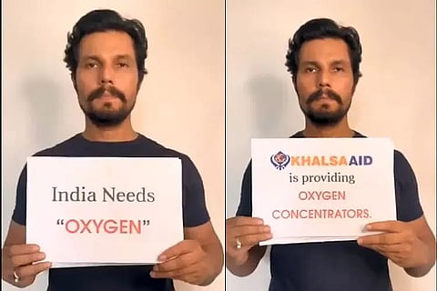 Randeep Hooda pitches in to provide oxygen concentrators
