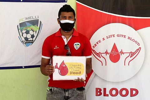 Nirmal Chhetri organises blood donation drive in hometown