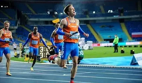 Botswana awards its World Athletics Relays bronze winning team