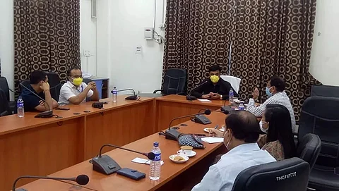 Sonitpur DC Manvendra Pratap Singh holds review meeting at TMCH