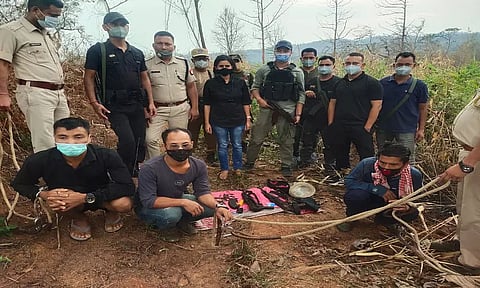 Three rhino poachers held by Assam Police, arms seized in Karbi Anglong