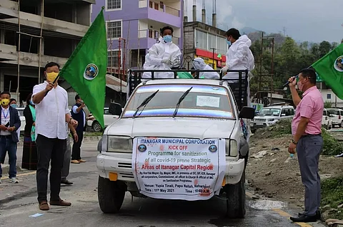 Itanagar Municipal Corporation (IMC) launched Sanitization programme