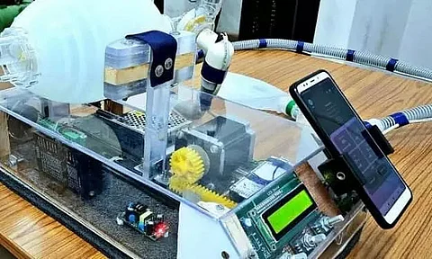 Students from Tezpur University Develop a Portable Ventilator