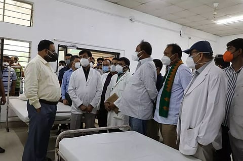 Health Minister Keshab Mahanta reviews COVID situation in Sonitpur district