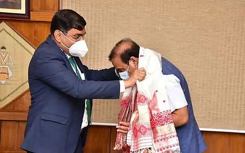 Assam Gramin Vikash Bank (AGVB) Felicitates Chief Minister Dr. Himanta Biswa Sarma