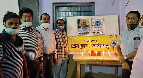 Homage to Writer Homen Borgohain & Vaccination for Journalists