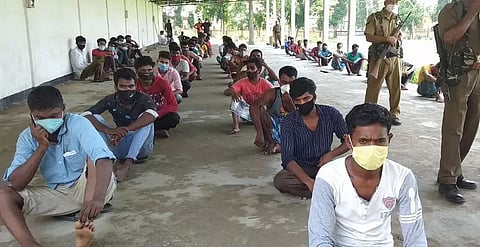 Assam Police nab 170 Youths Who fled Jagiroad Railway Station, 14 Test COVID positive