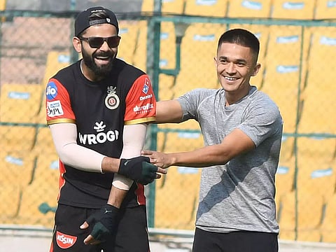 Will you pay in one go or easy installments: Chhetri to Kohli