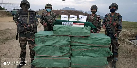 Assam Rifles seize foreign cigarettes in Mizoram