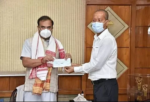 Social Worker Anil Das Donates Rs 30 Lakh for Chief Minister's Relief Fund