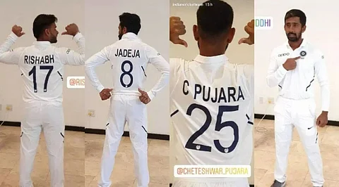 Indian eves jersey unveiled