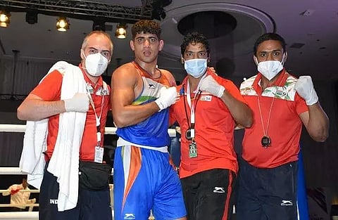 Sanjeet wins 91kg gold in Asian boxing