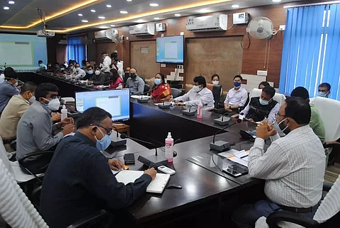 Health Minister Keshab Mahanta assesses COVID-19 situation in Lakhimpur