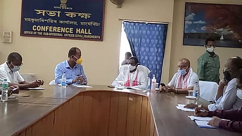 Minister Sanjoy Kishan Reviews COVID Preparedness of Margherita Subdivision