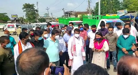 Misbehave with Journalists Case: Protest Organised Against Narayanpur OC in Lakhimpur, Assam
